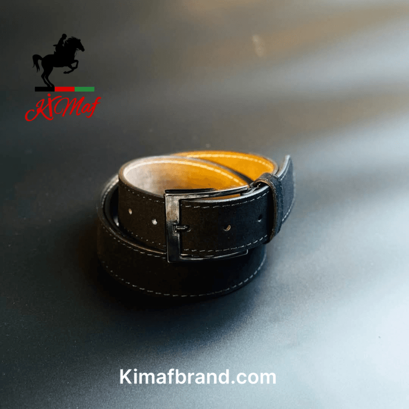 Kimaf Premium Suede Leather Belts - Set of Four