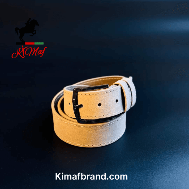 Kimaf Premium Suede Leather Belts - Set of Four