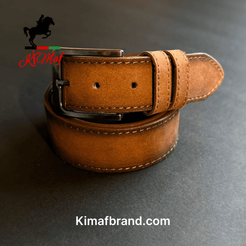 Kimaf Premium Suede Leather Belts - Set of Four