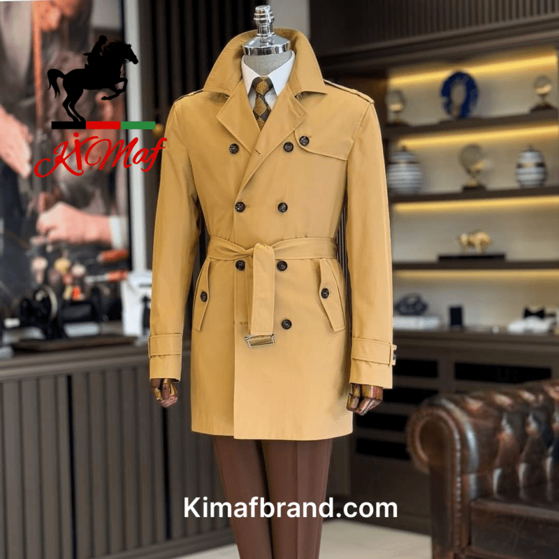 Elegant Ivory Men's Blazer with Classic Button Pockets