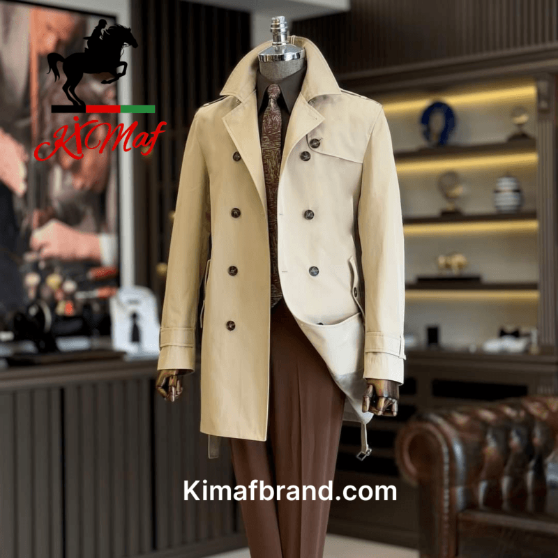 Elegant Ivory Men's Blazer with Classic Button Pockets