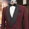 Stylish Red Tuxedo Jacket by KimaF