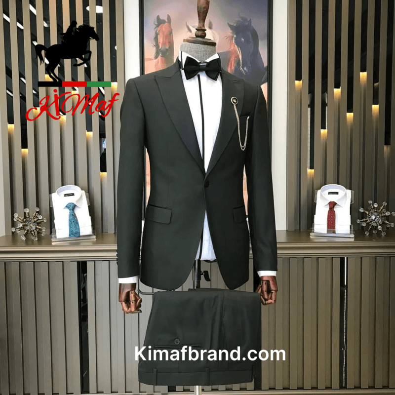 Luxurious Dark Green Suit by Kimaf