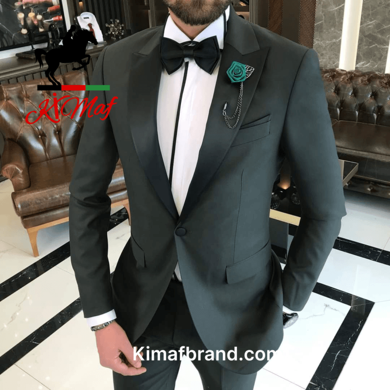 Luxurious Dark Green Suit by Kimaf