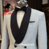 Elegant White Tuxedo Jacket by KimaF