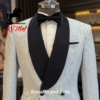 Elegant White Tuxedo Jacket by KimaF